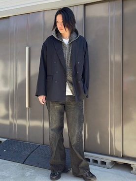 「アイテム（テーラードジャケット）」を使った、suguruさん（メンズ・180cm・30代）の秋コーディネート