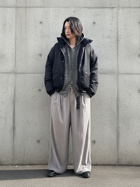 suguruさん（メンズ・180cm）の冬コーディネート