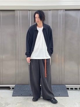 「アイテム（タンクトップ）」を使った、suguruさん（メンズ・180cm）の秋コーディネート