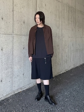 「Llife（ライフ）のアイテム」を使った、suguruさん（メンズ・180cm）の夏コーディネート