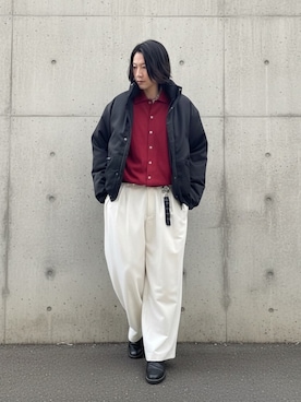 「アイテム（ダウンジャケット/コート）」を使った、suguruさん（メンズ・180cm・30代）の冬コーディネート