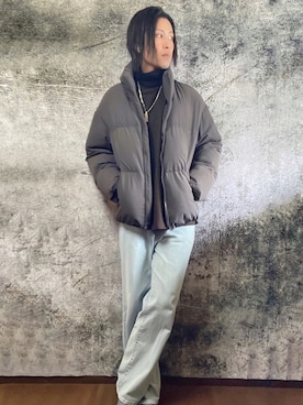 「アイテム（ニット/セーター）」を使った、suguruさん（メンズ・180cm・30代）の冬コーディネート