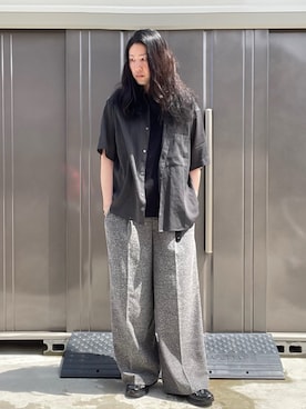 「バギーパンツ」｜suguruさん（メンズ・180cm）の夏コーディネート