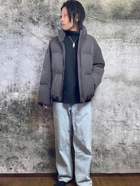 「アイテム（ニット/セーター）」を使った、suguruさん（メンズ・180cm・30代）の秋コーディネート
