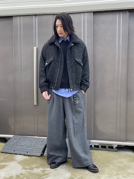 「アイテム（キーケース/キーアクセサリー）」を使った、suguruさん（メンズ・180cm）の秋コーディネート