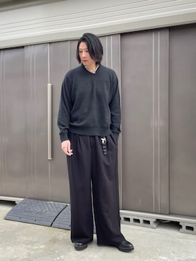 「アイテム（キーケース/キーアクセサリー）」を使った、suguruさん（メンズ・180cm）の秋コーディネート