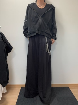 「HARE（ハレ）のアイテム（スラックス）」を使った、yuuさん（メンズ・175cm）の春コーディネート