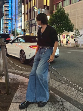 「アイテム（サングラス）」を使った、utaさん（メンズ・175cm）の秋コーディネート