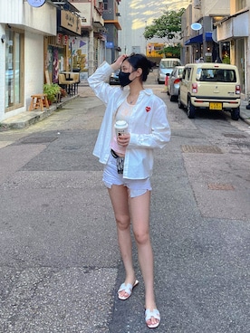 「CDG（シーディージー）のアイテム」を使った、ngachuiiiさん（レディース・167cm）の秋コーディネート