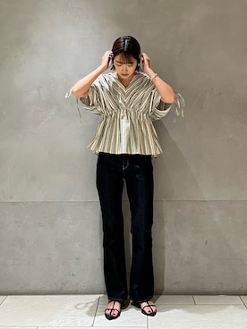 長倉稔里さん（レディース・169cm）の夏コーディネート