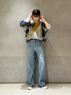 長倉稔里さん（レディース・169cm）の秋コーディネート