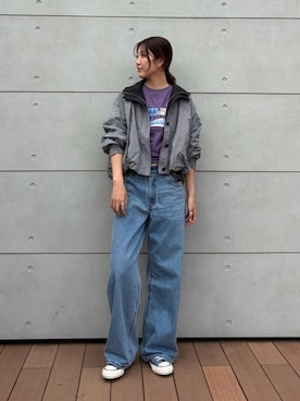 長倉稔里さん(レディース・169cm)の夏コーディネート