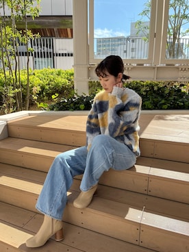 長倉稔里さん（レディース・169cm）の秋コーディネート