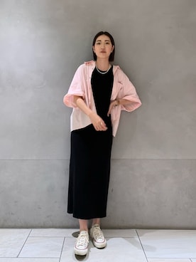 長倉稔里さん（レディース・169cm）の夏コーディネート