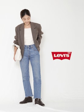 峯村真由さん（レディース・158cm）の秋コーディネート