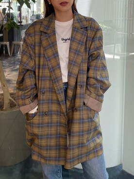 峯村真由さん(レディース・158cm)の夏コーディネート