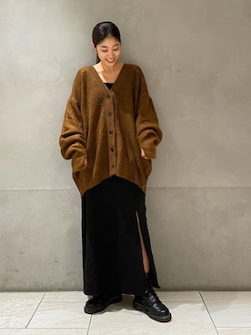 峯村真由さん（レディース・158cm）の秋コーディネート