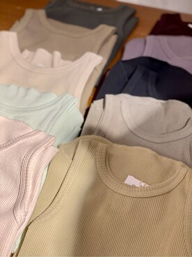 「Ungrid（アングリッド）のジュートヒールサンダル（サンダル）」を使った、峯村真由さん（レディース・158cm）の春コーディネート