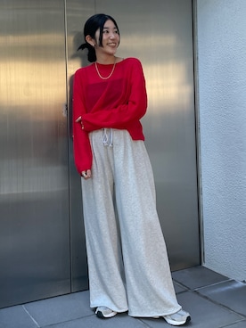 峯村真由さんのコーディネート