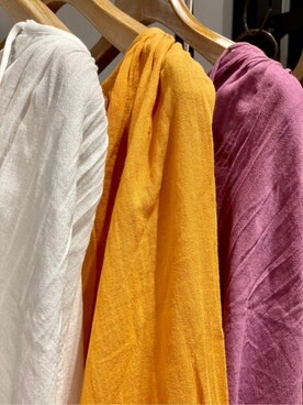 峯村真由さん（レディース・158cm）の夏コーディネート