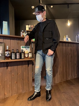 「アイテム（ブルゾン）」を使った、koko0626さん（メンズ・176cm・40代）の秋コーディネート