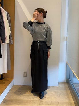 「Te chichi（テチチ）のアイテム（スウェット）」を使った、saki.さん（レディース・157cm）の秋コーディネート