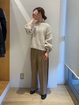 「Te chichi TERRASSE（テチチテラス）のアイテム（ブーツ）」を使った、saki.さん（レディース・157cm）の秋コーディネート