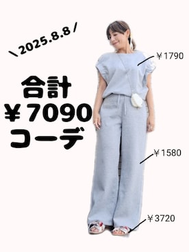 「アイテム（ヘアピン）」を使った、ちょしさん（レディース・160cm）の夏コーディネート