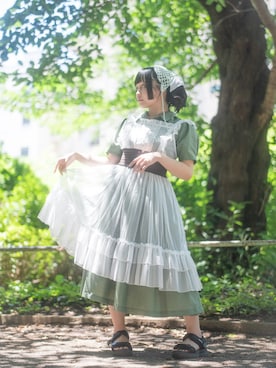 「アイテム（食器/キッチン）」を使った、ちゅぴさん（骨格ナチュラル・レディース・147cm）の夏コーディネート