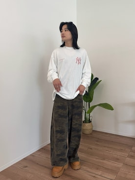 「Alfred Alex（アルフレッドアレックス）のアイテム（ブーツ）」を使った、ジュノさん（メンズ・175cm）の秋コーディネート
