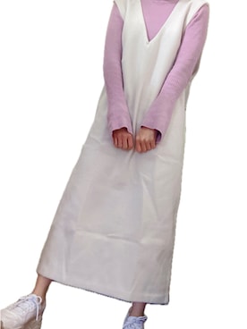 「GRL（グレイル）のアイテム（ワンピース/ドレス）」を使った、あゆみさん（レディース・153cm）の秋コーディネート