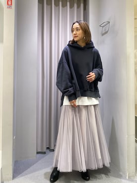 「Rougevif」｜「アイテム（ブーツ）」を使った、たねこさん（レディース・158cm）の秋コーディネート