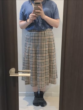 「DAKS（ダックス）のアイテム」を使った、frsikkさん（レディース・163cm）の夏コーディネート