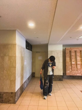 「That's life（ザッツライフ）のアイテム」を使った、NOSUKEさん（メンズ・173cm）の秋コーディネート