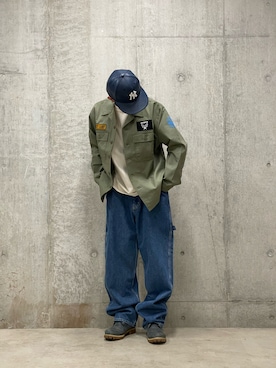 クマキリコウタさん（メンズ・175cm）の春コーディネート