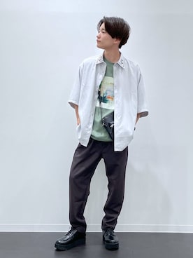 おばてぃーさん（メンズ・169cm）の夏コーディネート