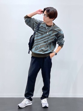 おばてぃーさん（メンズ・169cm）の秋コーディネート