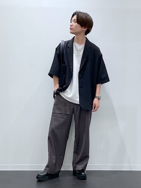 おばてぃーさん（メンズ・169cm）の夏コーディネート