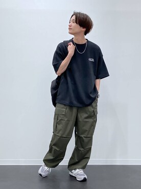 おばてぃーさん（メンズ・169cm）の夏コーディネート