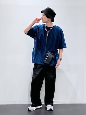 おばてぃーさん（メンズ・169cm）の夏コーディネート