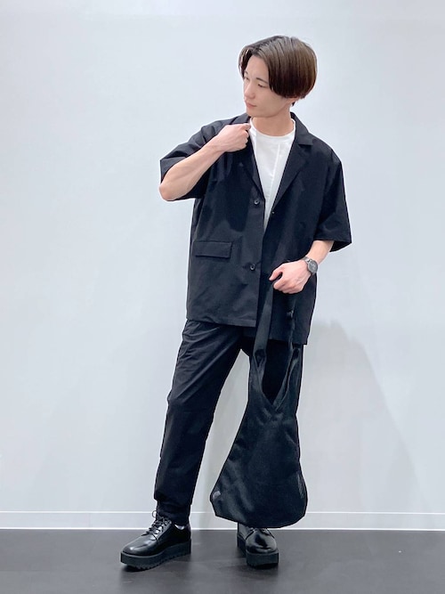 メッシュ切替三角トートバッグ / 121100