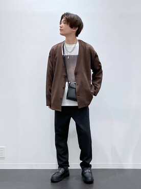 おばてぃーさん（メンズ・169cm）の秋コーディネート