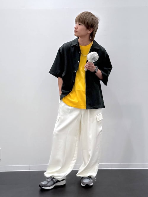 セール】バックワッペン半袖シャツ / 425810（シャツ/ブラウス