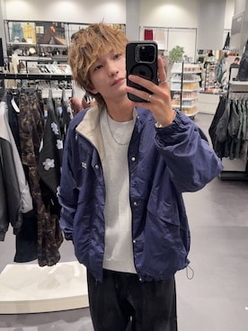 「アイテム（スウェット）」を使った、おばてぃーさん（メンズ・169cm・20代）の秋コーディネート