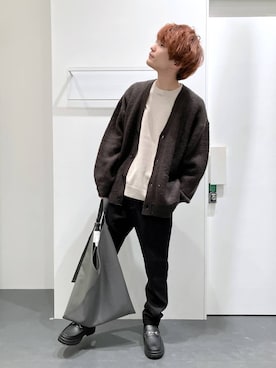 おばてぃーさん（メンズ・169cm）の冬コーディネート