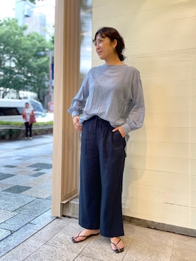 「涼しげ」｜udcemiさん（レディース・165cm）の夏コーディネート