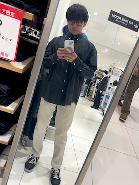 「アイテム（メガネ）」を使った、ユーゴさん（メンズ・168cm・20代）の秋コーディネート