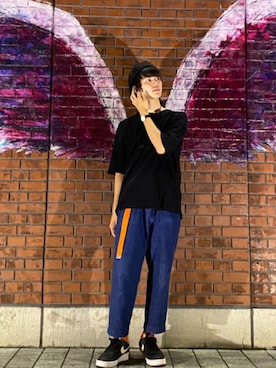 「GLOBAL WORK（グローバルワーク）のアイテム（腕時計）」を使った、asahi14lsさん（メンズ・176cm）の夏コーディネート