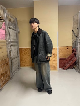 たけむら ゆういちろうさん（メンズ・171cm）の冬コーディネート