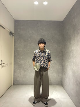 「URBAN RESEARCH DOORS（アーバンリサーチドアーズ）のpatagonia　MS GO TO SHIRTS（シャツ/ブラウス、ブルー系）」を使った、Yuichiroさん（メンズ・171cm）の夏コーディネート